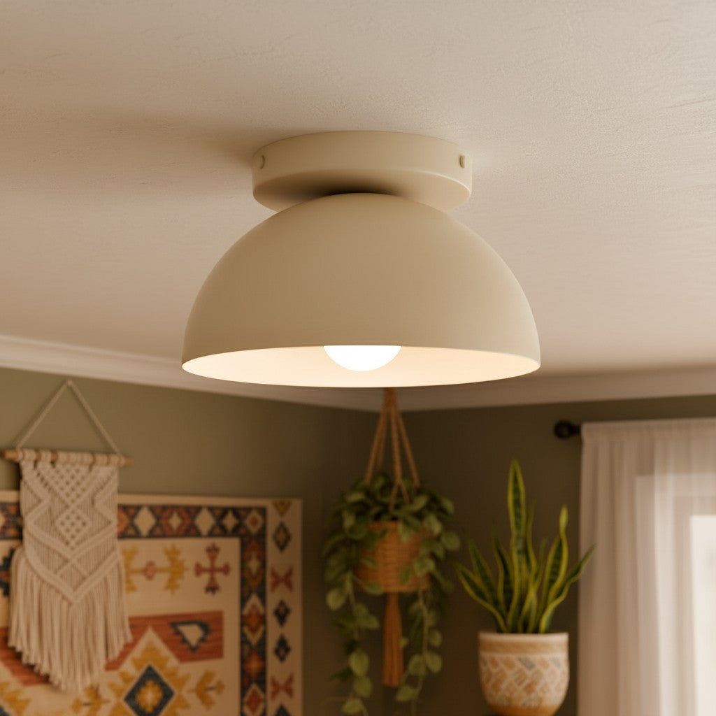 
Chroma Minimalist Dome Ceiling Light 8 in