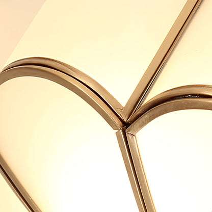 Viraean Flower Brass & Glass Ceiling Lamp