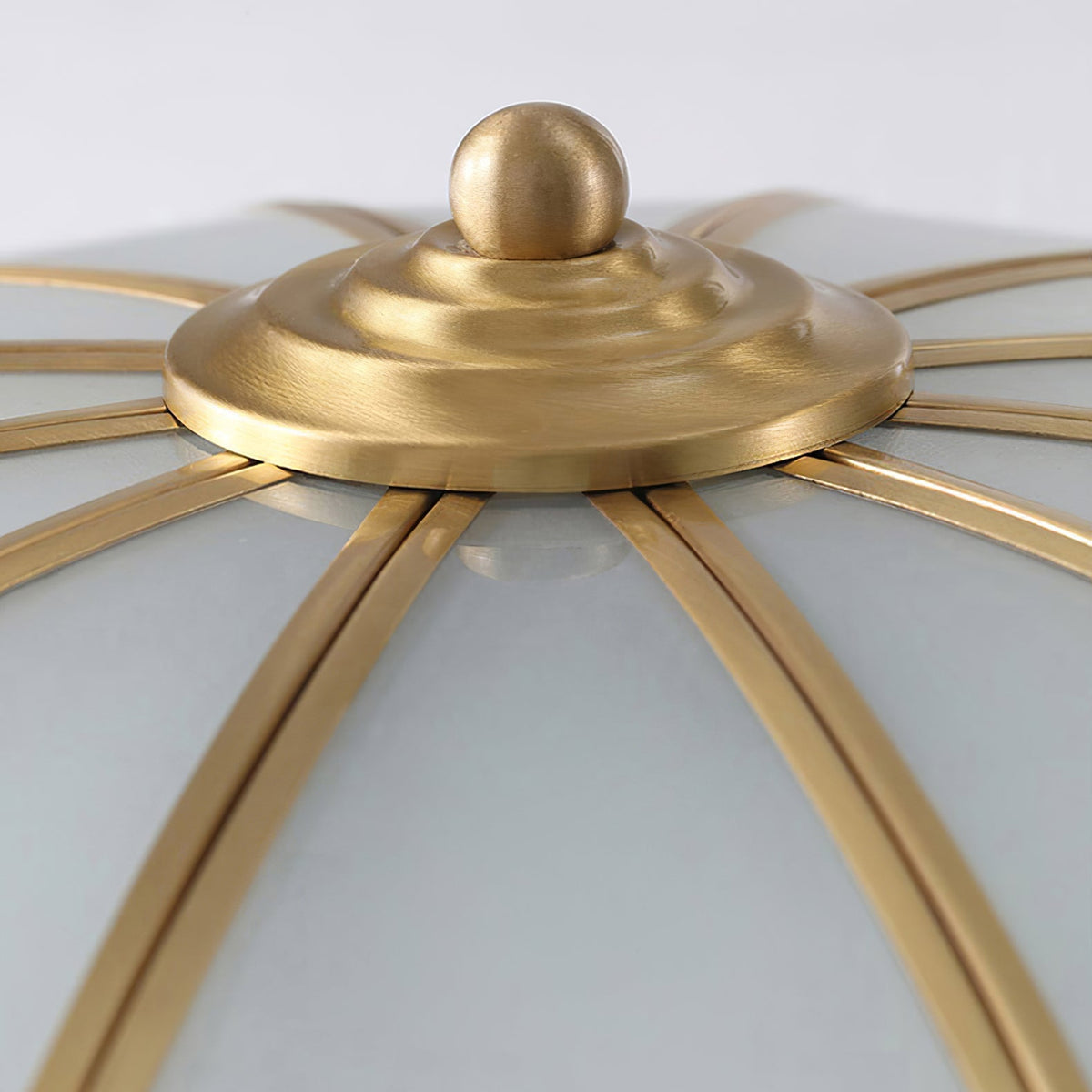 
Viraean Flower Brass & Glass Ceiling Lamp