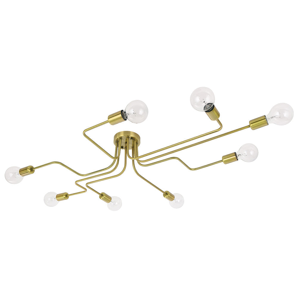 
Qvistunix Industrial Sputnik Semi Flush Ceiling Light