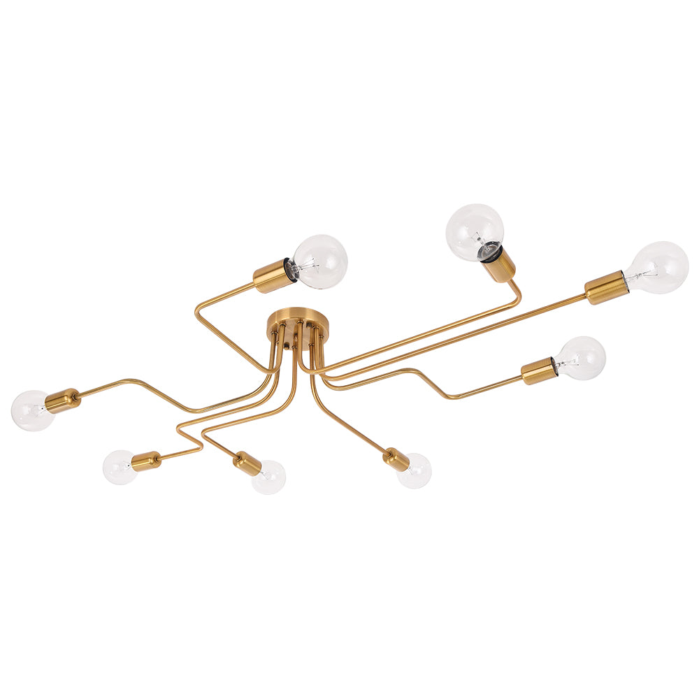 
Qvistunix Industrial Sputnik Semi Flush Ceiling Light