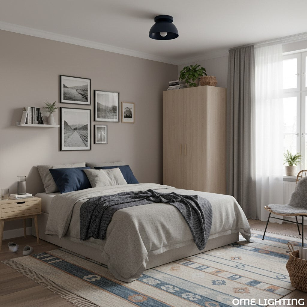 
Chroma Minimalist Dome Ceiling Light 8 in