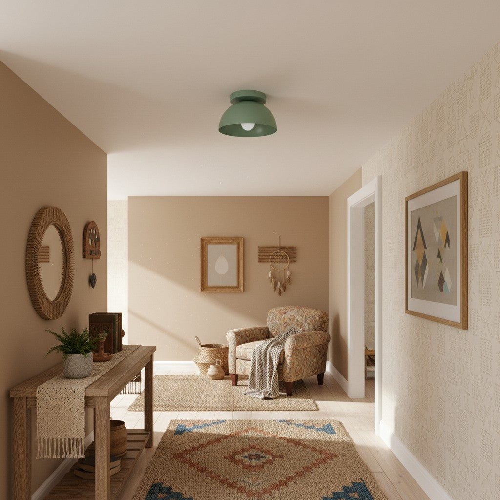 
Chroma Minimalist Dome Ceiling Light 8 in