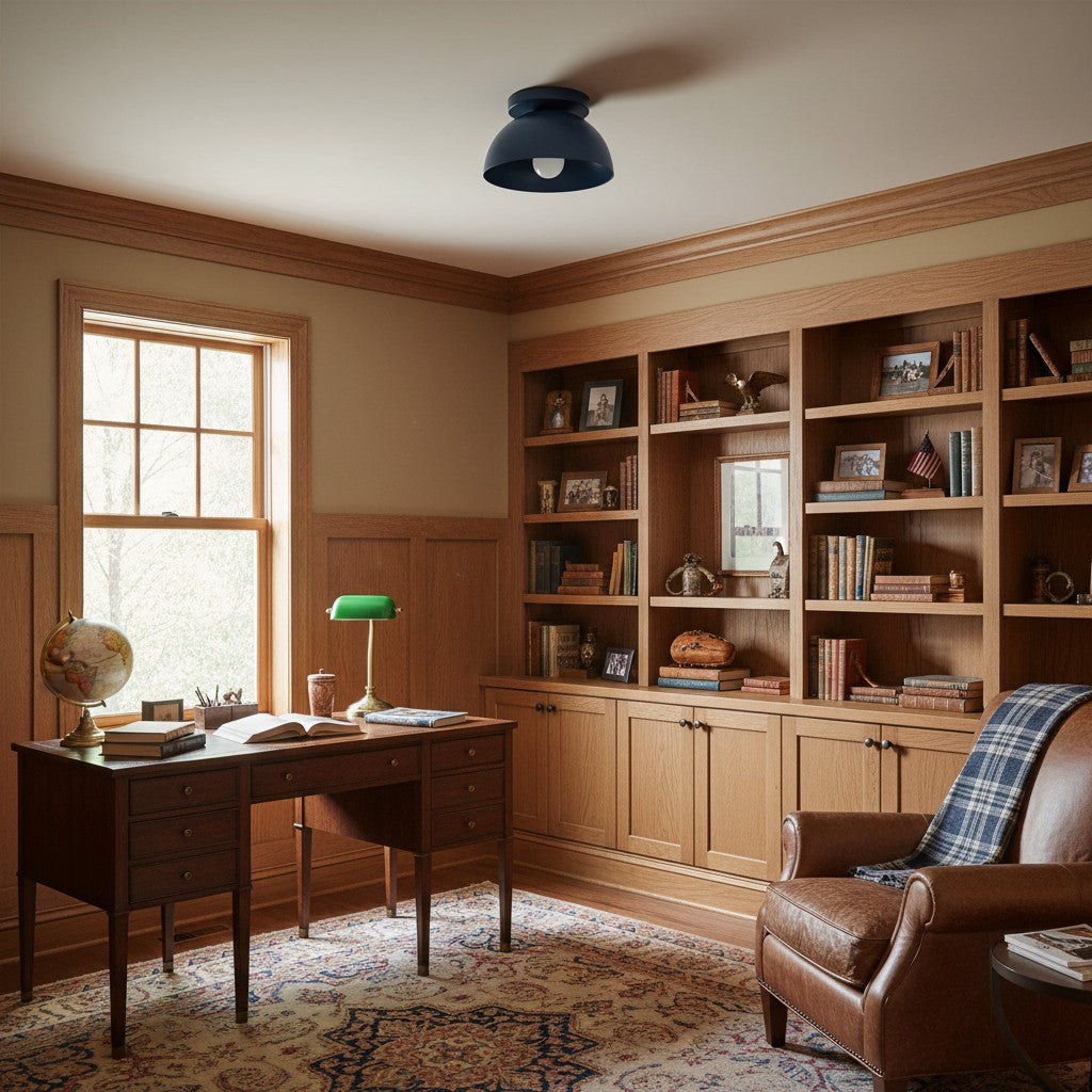 
Chroma Minimalist Dome Ceiling Light 8 in