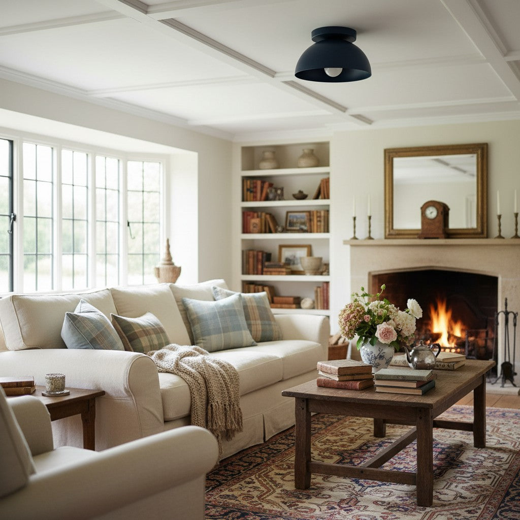 
Chroma Minimalist Dome Ceiling Light 8 in