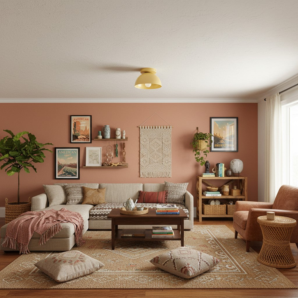 
Chroma Minimalist Dome Ceiling Light 8 in