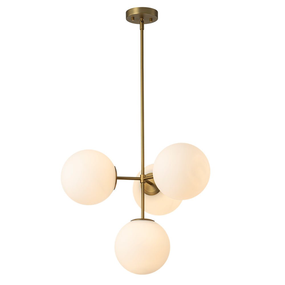 
Astria Opal Glass Semi Flush Mount Chandelier