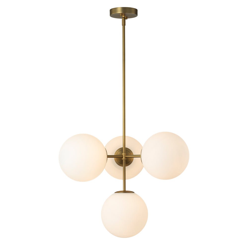 
Astria Opal Glass Semi Flush Mount Chandelier