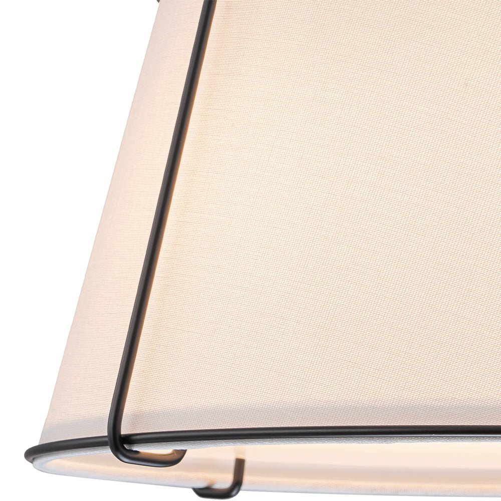 
Vesina Linen Drum Semi Flush Mount Ceiling Light