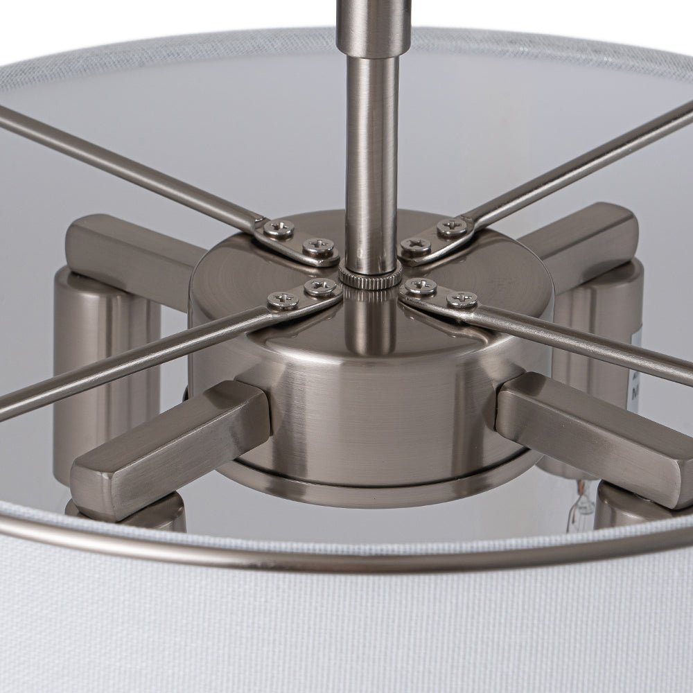 
Vesina Linen Drum Semi Flush Mount Ceiling Light