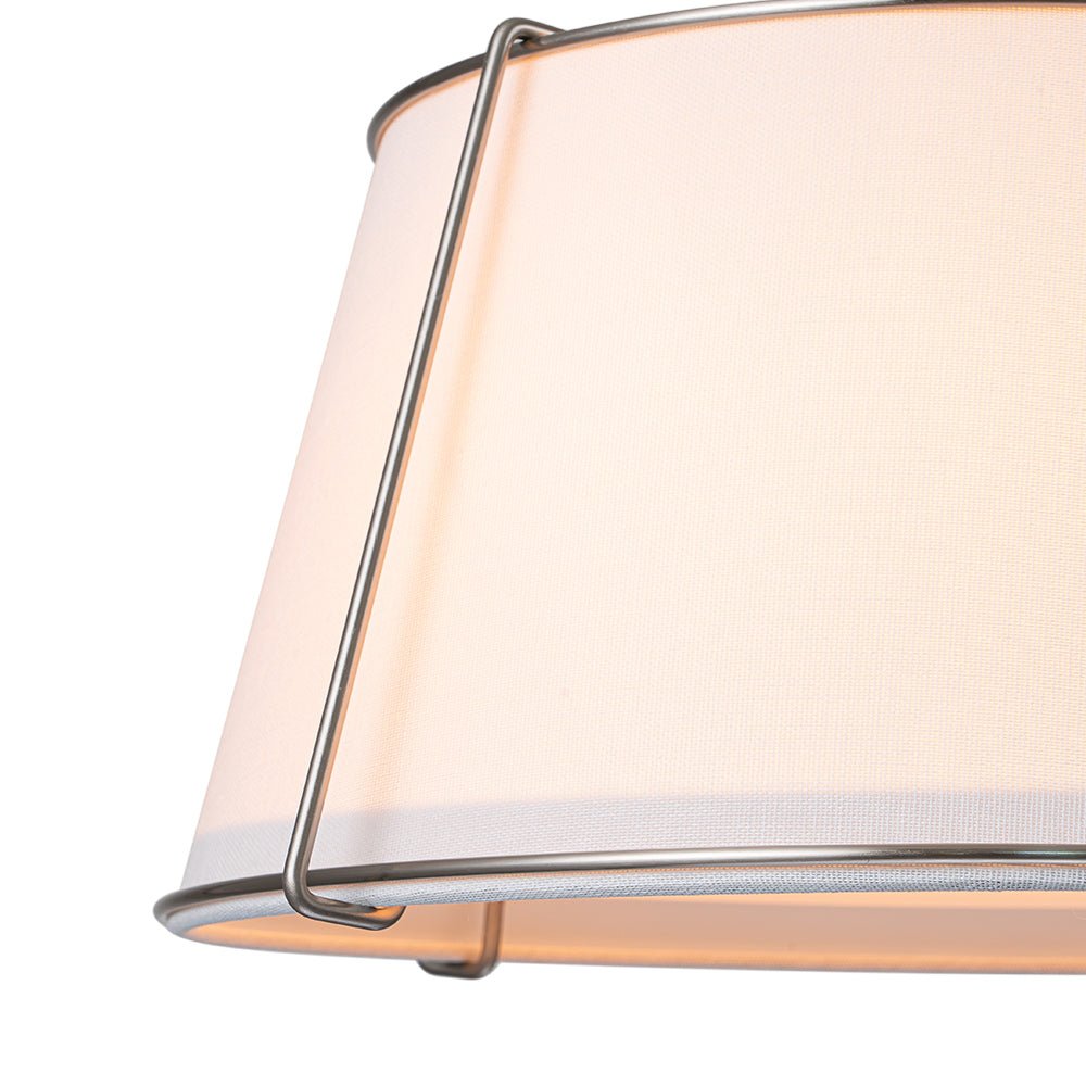 
Vesina Linen Drum Semi Flush Mount Ceiling Light